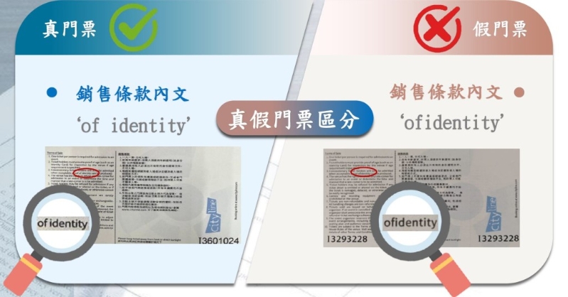 跨境集团制假门票｜涉Cityline假票防伪特征极似真票(图1)