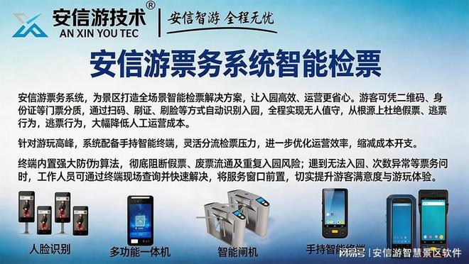 安信游智慧景区一体化解决方案：从票务到检票打造全流程无忧体验(图2)