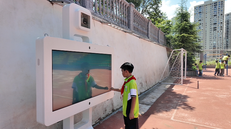 科技赋能校园体育！习水县第八小学投用智慧体育检测设备(图2)